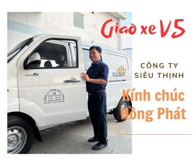 Giao xe SRM X30 V5 cho khách hàng công ty Siêu Thịng