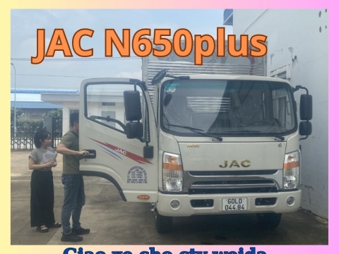Giao xe JAC N650PLUS cho công ty Weida