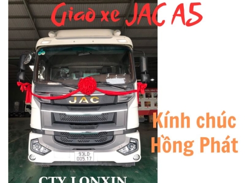 Giao xe JAC A5 thùng kín 3 cửa hông cho Công ty Lonxin Bình Phước