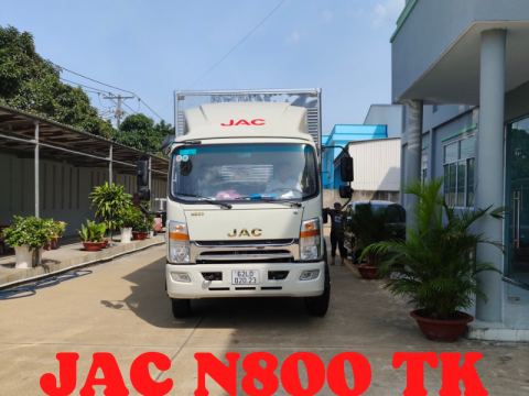 Giao xe JAC N800 TK cho khách hàng tại Long An