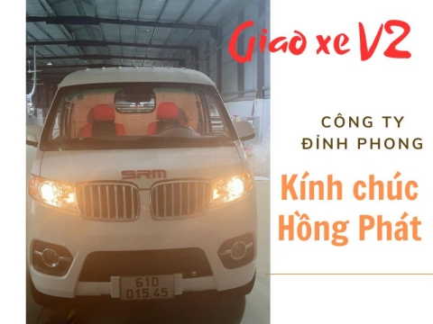 Giao xe SRM X30 V2 cho khách hàng công ty Đỉnh Phong